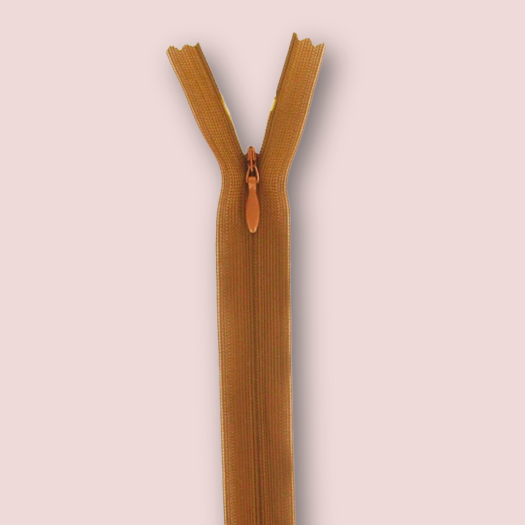 Invisible Zipper 40 Cm Caramel Lise Tailor invisible-zipper-40-cm-caramel-lise-tailor