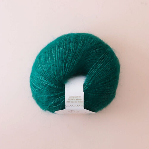 Alternative view of Mohair & soie - Émeraude