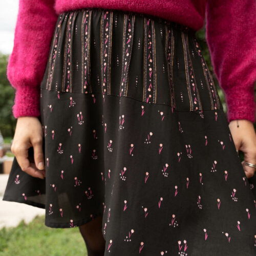 Alternative view of Viscose - Bloom Every Day Noir Rayures