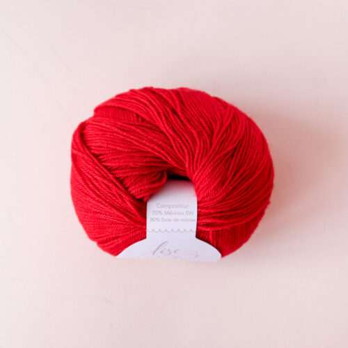 Alternative view of Mérinos & Soie - Red Poppy