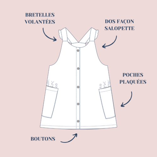 Alternative view of PETITE robe Pixie