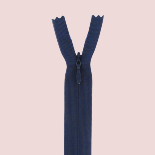 Fermeture éclair invisible - 40 cm - Bleu Marine