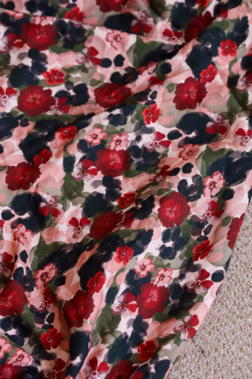 Twill Viscose - Flower Drips
