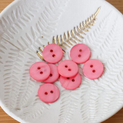 Flat button – Mother-of-pearl – Sugar Pop