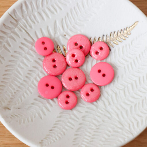 Glitter button – Two holes – Sugar Pop