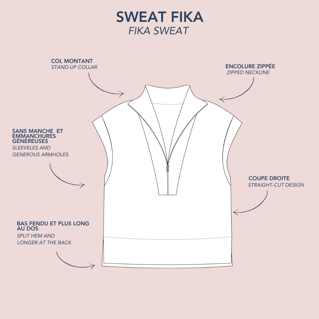 Kit Couture - Sweat Fika - Vert Sapin – Image 3