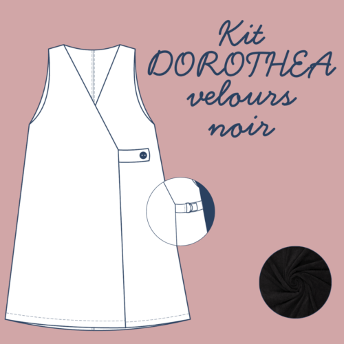 Sewing box - Dorothea dress - Black