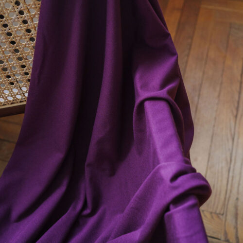 Jersey de viscose - Aubergine