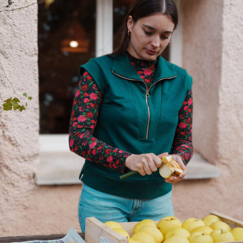 Alternative view of Kit Couture - Sweat Fika - Vert Sapin