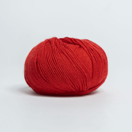 Alternative view of Silk Merinos - Red Poppy