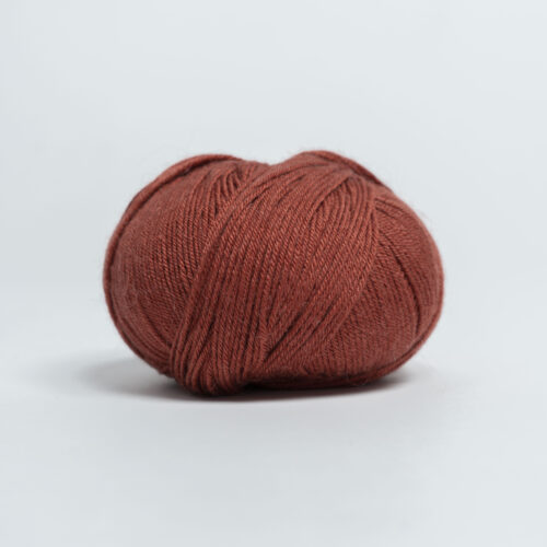 Alternative view of Silk Merinos - Terracotta
