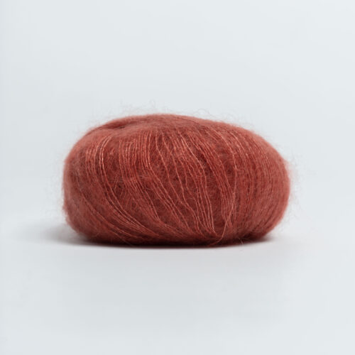 Alternative view of Silk Mohair - Terracotta