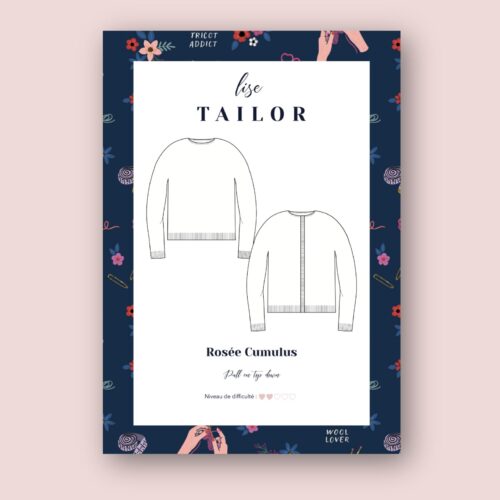 Pull - Gilet Rosée Cumulus (Débutante) - PDF